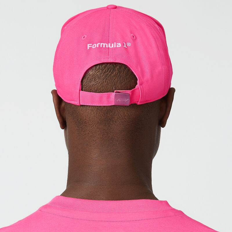 F1 FW LARGE LOGO BASEBALL CAP - pink